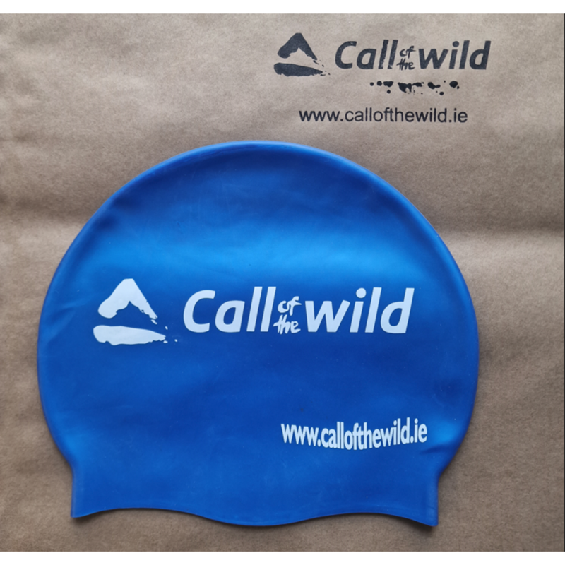 Custom logo premium silicone swim cap-1